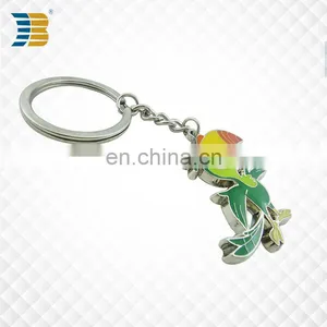 3D Woodpecker Custom Metal Key Chain thumbnail-2