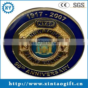 Custom Made Gold Plating Soft Enamel Anniversary Coin for Sale thumbnail-1