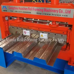 Roof Panel Galvanized Aluminum Floor Deck Roll Forming Machinery thumbnail-3