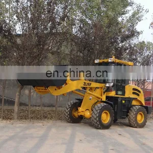 1.6ton 4wheel Drive New Compact Hydraulic Mini Wheel Loader With CE thumbnail-2