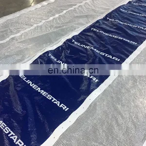 PE Scaffolding With Logo Printing, Roll Type, Pre-punching Holes, Webbing Reinforced Band thumbnail-1