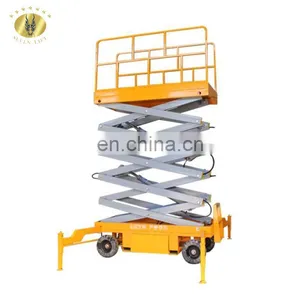7LSJY Shandong SevenLift 12 Meter Extension Portable Movable 300kg Mobile Hydro Mini Lifter Platform Ladder for Painting thumbnail-4