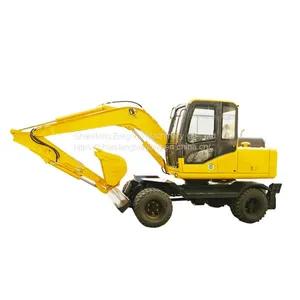 DLS880-9A 8 Tons Wheeled Hydraulic Excavator thumbnail-2