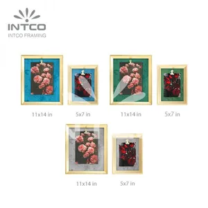 INTCO Gold Table Photo Frame With Metal Clip 5×7 11×14 Inch thumbnail-2