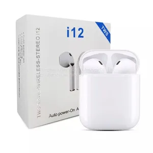 Original 1:1 Tws I12 Mini Bt Audifono Touch Control Wireless Earbuds thumbnail-1