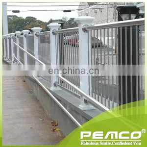 Stair Accessories Easy Cleaning Aluminum Balcony Railing Design Glass thumbnail-2