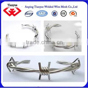 Protection Hot Dip 14 Gauge Galvanized Barbed Wire thumbnail-4