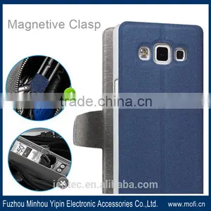 MOFi Hot Style! Flip Cover Phone Cases for Samsung Galaxy A5, A5000,PU Leather Window Stand Design thumbnail-2