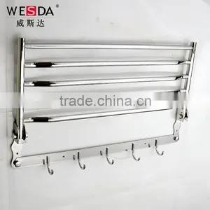 Wesda Good Quality Bathroom Towel Rack With Hooks A127 thumbnail-4