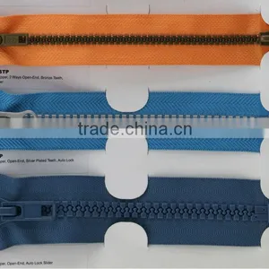 Crystal Water Color Polyester Open End Zipper thumbnail-5