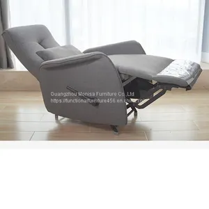 Italian-Style Capsule Sofa Single Leisure Sofa Living Room Household Manual Function Disposable Fabric Single Chair thumbnail-1