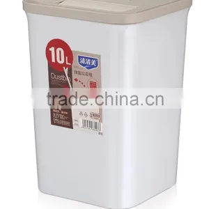 High Quality Square Wholesale Novelty Home Plastic Trash Can thumbnail-1