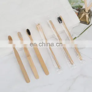 Wholesale Price Customized 100% Natural Organic Biodegradable Ecological Bamboo Toothbrush thumbnail-2