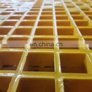 Plastic Mesh Floor Hard Plastic Grating For Staircase FRP Fiberglass Grating thumbnail-3