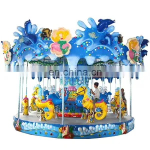 China Manufacturer 16 Seats China Fairground Attractions Theme Park Carousel on Sale thumbnail-4