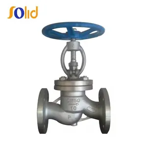 ASTM A216 Wcb Cast Steel Flanged Globe Valve Pn16 thumbnail-1
