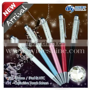 Crystal Bling Stylus Pen for Smart Phone Touch Pen Crystal Ipad thumbnail-1