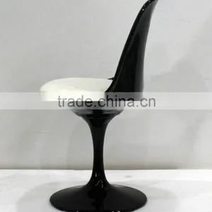 Replica Tulip Side Fiberglass Chair With Cushion Designed by Eero Saarinen thumbnail-4