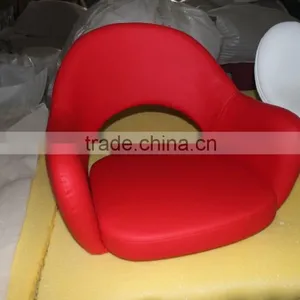 Replica Wholesale Fiberglass Cashmere Saarinen Executive Chair With Stainless Steel Legs Designed by Eero Saarinen thumbnail-6