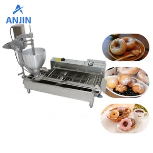 Automatic Donut Making Machine Yeast Donut Maker Donut Fryer Ring Donut Forming Machine thumbnail-3