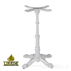 Classic Antique Western Style Cast Iron Marble Table Base Adjustable Dining Table Legs for Apartment Use thumbnail-1