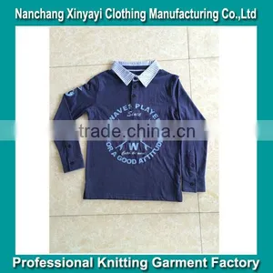 Wholesale New Design Fashion Shirt Polo for Children Clothing With Printing Polo Fabric thumbnail-1