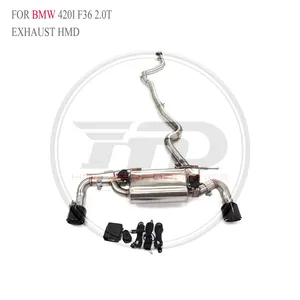HMD SS304 Exhaust Catback for BMW 320i 420i F30 F36/ 320I G20/320i 330i G20/420i F36 Muffler With Valve For Cars Whatsapp+86 18946955156 thumbnail-5