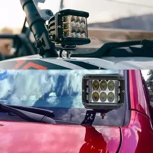 LED Strobe Work Light for Trucks & SUVs 4-Inch Waterproof IP68 Auto Accessories Off-Road Driving Lamp for 4x4 Vehicles thumbnail-5