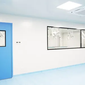 Medical Rock Wool Color Steel Partition Panel for Pharmaceutical Cleanrooms. thumbnail-3