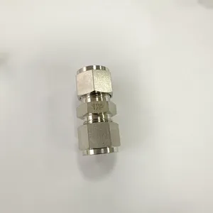 ASTM A182 Compliant Double Ferrule Straight Connector for Industrial Applications thumbnail-2