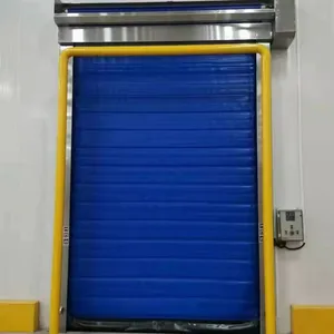 Industrial Refrigeration High-Speed PVC Roll Door for Cold Storage Warehouses thumbnail-5