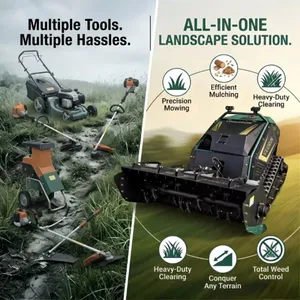 Vigorun Mtsk1000 Lawn Mower Working Degree 35° Mulcher Remote Controlledmulcher Ferngesteuert Forst Mulcher thumbnail-1