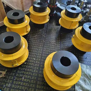 Fabrication d'accouplement personnalisé avec insert en élastomère pour amortissement des vibrations, plage de température de -20°C à 80°C thumbnail-5