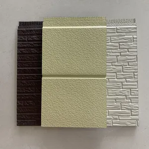 Hot Selling Easy to Install Stylish Waterproof Metal Polyurethane Sandwich Panel Suitable for Modern Prefab House Hotel thumbnail-6