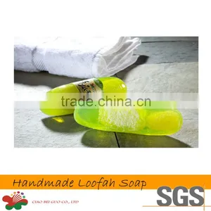 Taiwan Best Bar Soap Handmade Eucalyptus Loofah Soap thumbnail-1