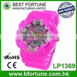 LP1369 China Digital Movement Plasyic Band 3atm Water Resistant Alarm Watch thumbnail-1