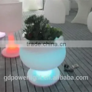 New PE Plastic Flowerpot With LED Light 4151D thumbnail-6