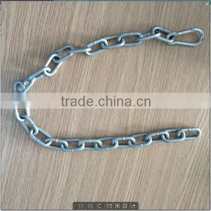 5mm Iron Hot Dipped Galvanized Long Marine Link Chain thumbnail-1