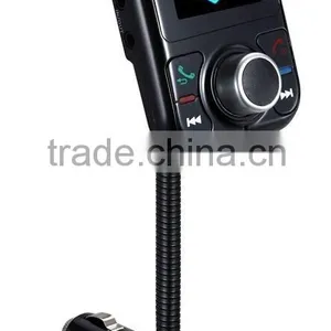 New Fashion Design Handsfree Bluetooth Car Kit FM Transimitter thumbnail-1