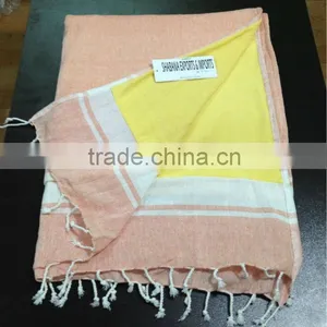 Indian Fashionable New Style Fouta Hammam Towels Beach Cover up Cotton Pestemal Fouta thumbnail-3
