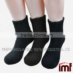 Winter Wool Wholesale Custom Men Black Socks thumbnail-1
