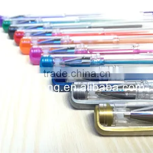 Colorful Metallic Colored Gel Ink Pens thumbnail-1