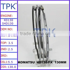 4D130 Piston Ring 6114-30-2403 6114-30-2303 thumbnail-1