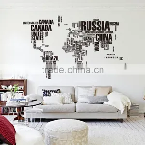 ALFOREVER XL Size English Country Name Decals,all of the World Country Name Sticker, thumbnail-1