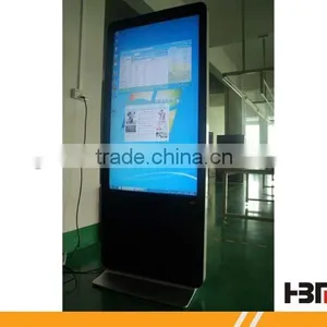 55 Inch HD 1080P Shopping Mall Free Standing Touch Screren Kiosk With Interactive Board thumbnail-2