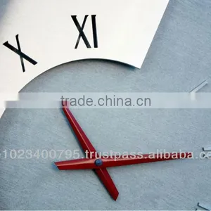 Decorative Concrete Wall Clock, Unique Clock With Reinforced Concrete and Stainless Steel thumbnail-3