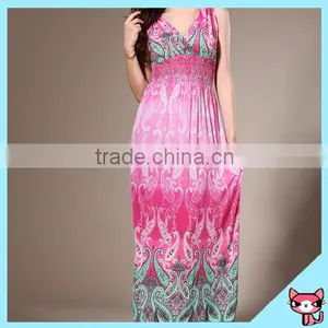 Customize Pink Hot Long Dress thumbnail-1