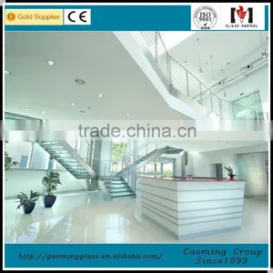 Gold Supplier in for 11 Years Stainless Steel Glass Staircase With Many Designs/Low Price/high Quality GM-C300 thumbnail-1