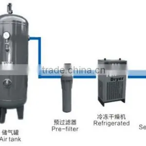 8 Bar 220KW 300HP Medium Pressure Oil-free Screw Air Compressor thumbnail-1