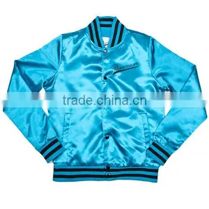 Top Quality Satin Jacket,custom High Quality Satin Jacket,customized Satin Varsity Jacket Wholesale thumbnail-2